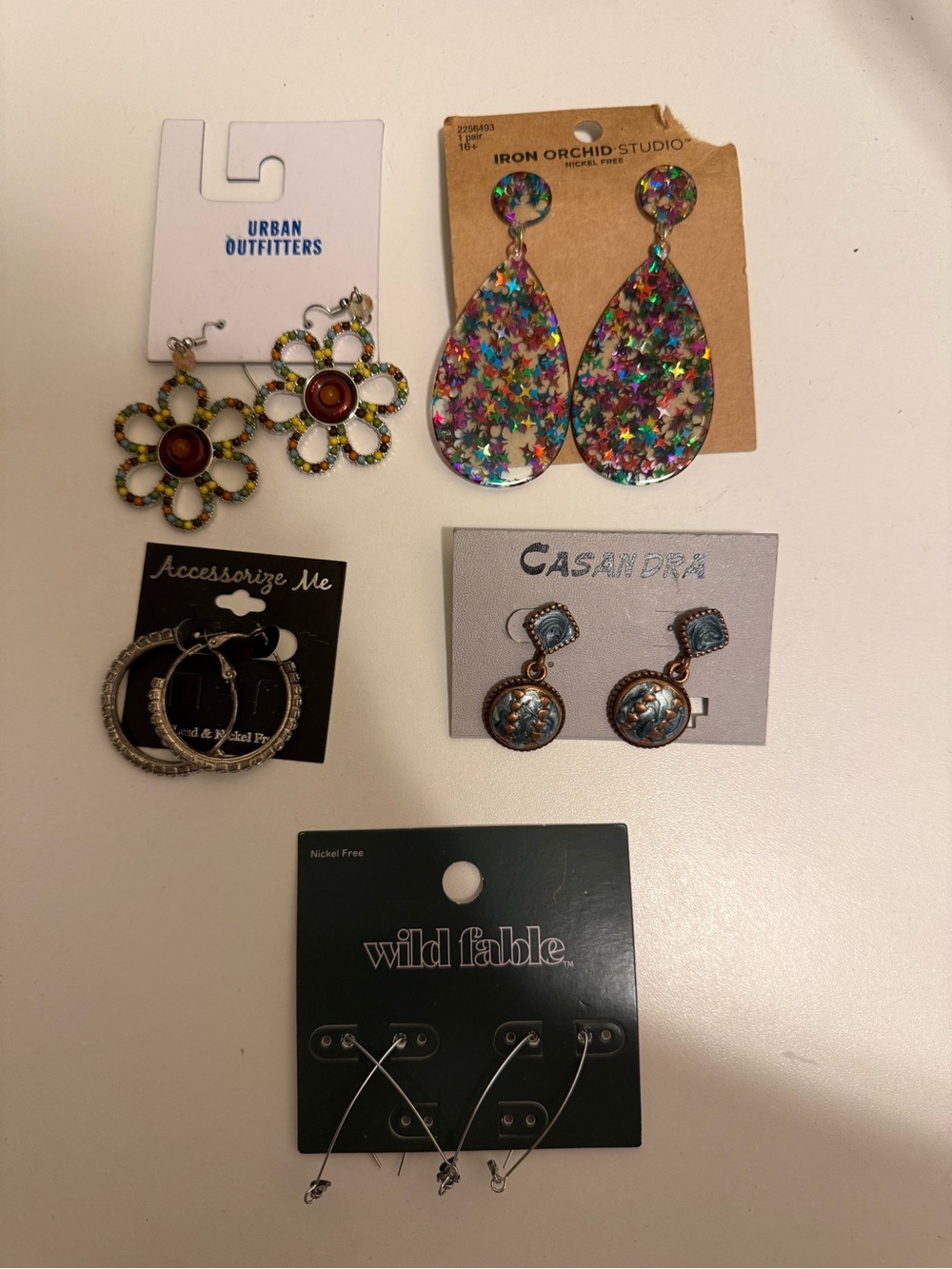 Earrings Bundle 5 Pair Brand New with Tags